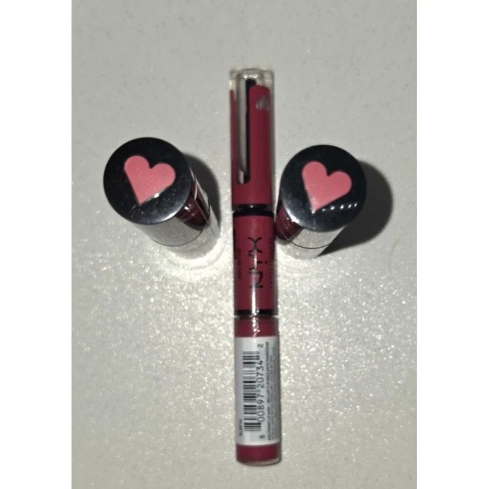 Lot of 3 NYX Shout Loud Shine Loud Lipstick Liquid Solid NEW Satin